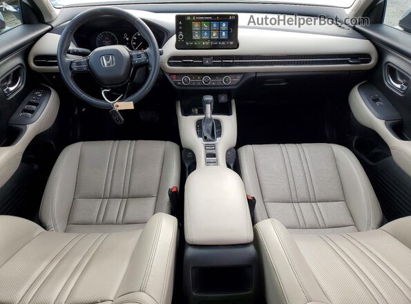 3CZRZ2H79PM736575 2023 HONDA HR-V White Dashboard view
