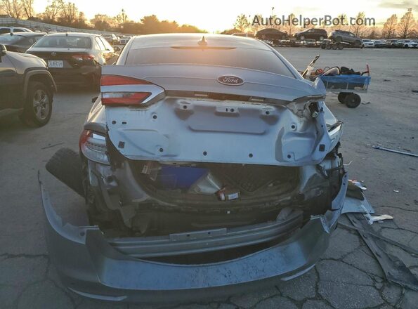 3FA6P0CD9LR196163 2020 FORD FUSION Серебряный Вид сзади