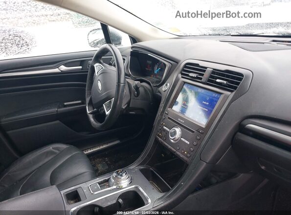 3FA6P0D95LR146662 2020 FORD FUSION Серый Вид салона спереди
