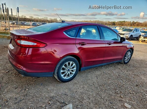 3FA6P0G73GR109903 2016 FORD FUSION Красный Задняя правая четверть