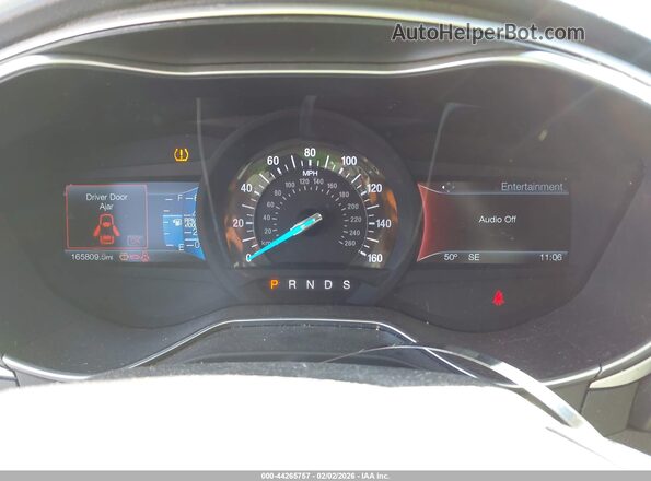 3FA6P0H76GR215633 2016 FORD FUSION Silver Vista de los asientos traseros