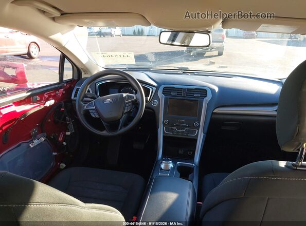 3FA6P0HD5LR149611 2020 FORD FUSION Red Widok wnętrza z przodu