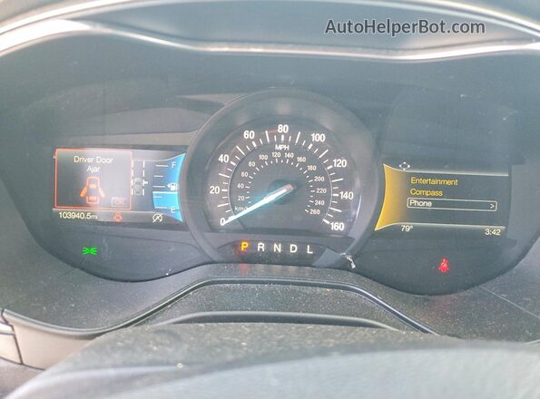 3FA6P0HD6LR229130 2020 FORD FUSION Black Սարքավորումների վահանակի տեսք