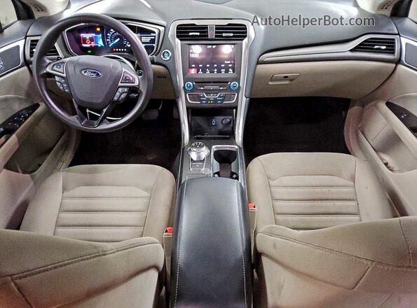3FA6P0HD8HR367002 2017 FORD FUSION Золотой Вид панели приборов