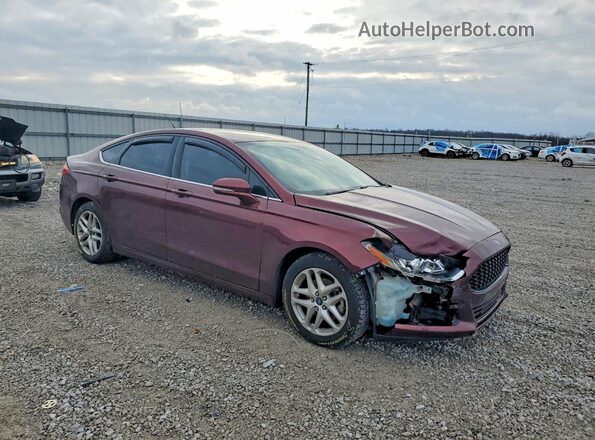 3FA6P0HDXGR243229 2016 FORD FUSION Бордовый Передняя правая четверть