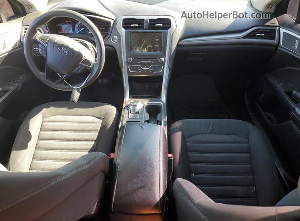 3FA6P0HDXJR196131 2018 FORD FUSION Серый Вид панели приборов