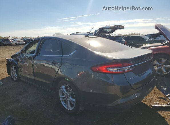 3FA6P0HDXJR196131 2018 FORD FUSION Серый Задняя левая четверть