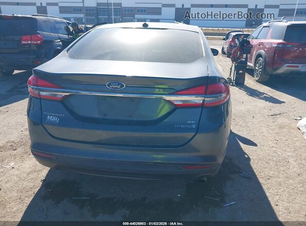 3FA6P0LU0JR247983 2018 FORD FUSION HYBRID Серый 