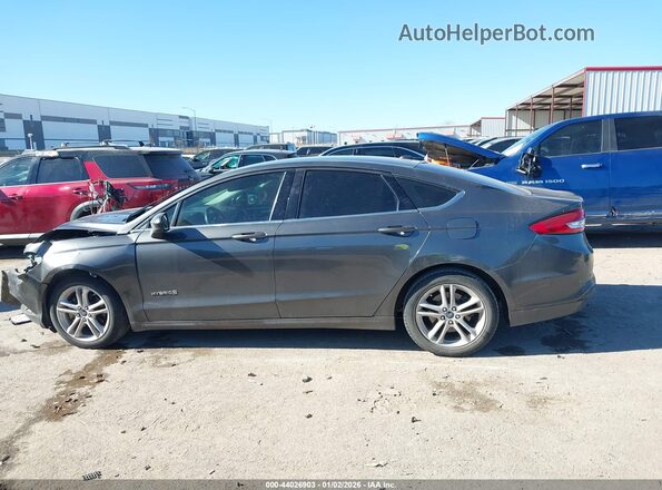 3FA6P0LU0JR247983 2018 FORD FUSION HYBRID Серый Панорамный вид салона 360°