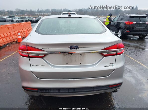 3FA6P0LU1HR285233 2017 FORD FUSION HYBRID Silver 