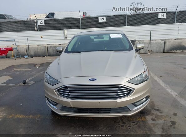 3FA6P0LU2HR230516 2017 FORD FUSION HYBRID Бежевый Вид щитка приборов