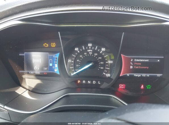 3FA6P0LU2HR309121 2017 FORD FUSION HYBRID Черный Вид задних сидений