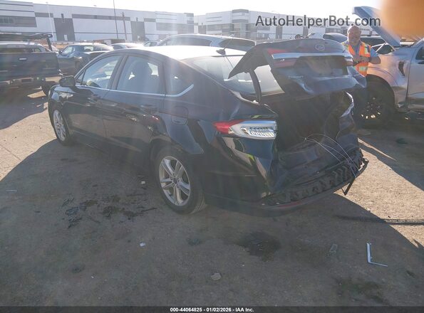 3FA6P0LU3JR243314 2018 FORD FUSION HYBRID Black Tył lewy