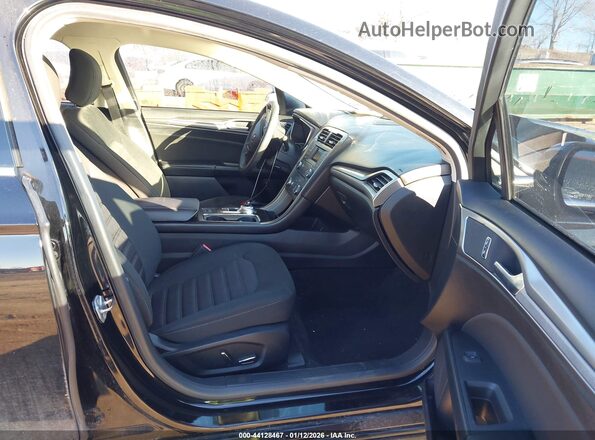 3FA6P0LU8JR124805 2018 FORD FUSION Черный Вид салона спереди
