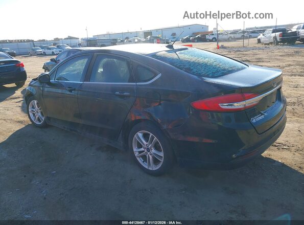 3FA6P0LU8JR124805 2018 FORD FUSION Черный Задняя левая четверть
