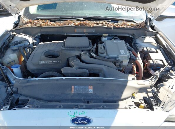 3FA6P0LUXJR269425 2018 FORD FUSION HYBRID White Widok z tyłu