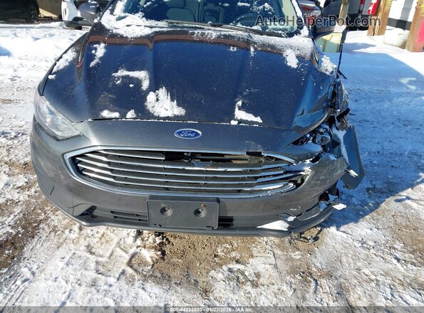 3FA6P0LUXKR266722 2019 FORD FUSION HYBRID Серый Вид спереди