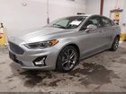2020 Ford Fusion Hybrid Titanium Серебряный vin: 3FA6P0RU9LR139775