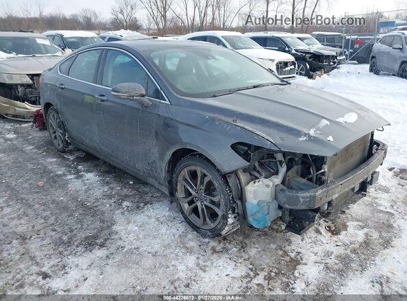 3FA6P0RUXLR157220 2020 FORD FUSION HYBRID Серый Передняя правая четверть