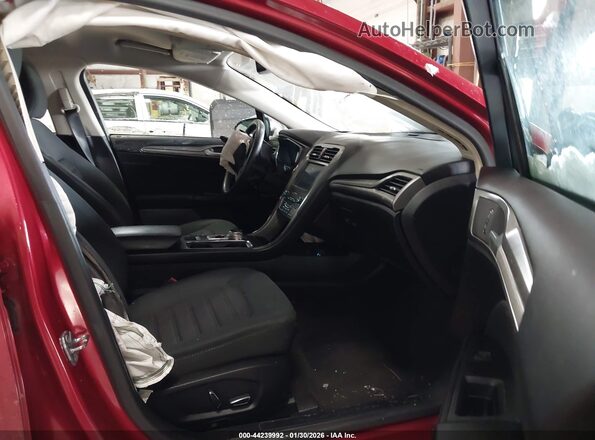 3FA6P0T90LR218353 2020 FORD FUSION Red წინა სალონის ხედი