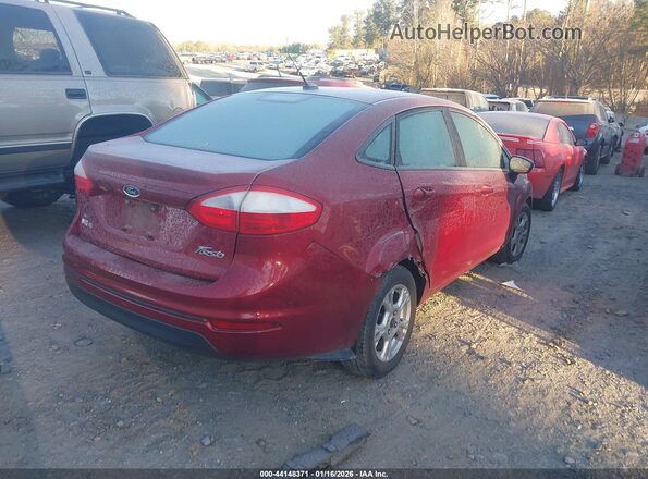 3FADP4BJ0GM192740 2016 FORD FIESTA Red Задня права чверть