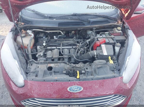 3FADP4BJ0GM192740 2016 FORD FIESTA Red Вид ззаду