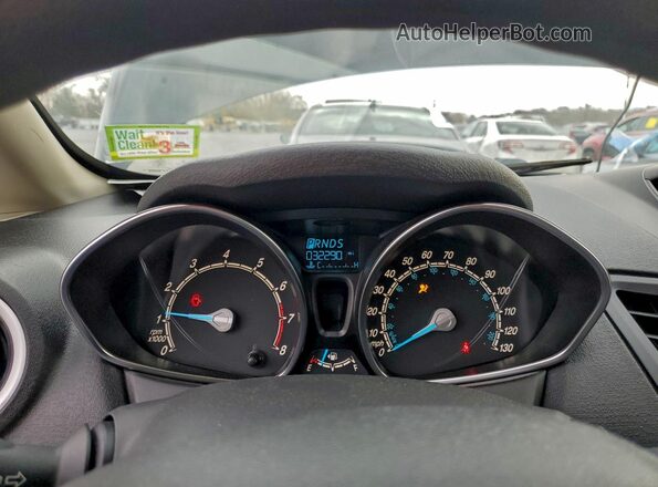 3FADP4BJ1KM113892 2019 FORD FIESTA Black Widok zestawu wskaźników