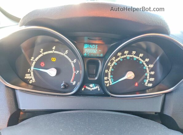 3FADP4BJ8GM193571 2016 FORD FIESTA Угольный Вид щитка приборов