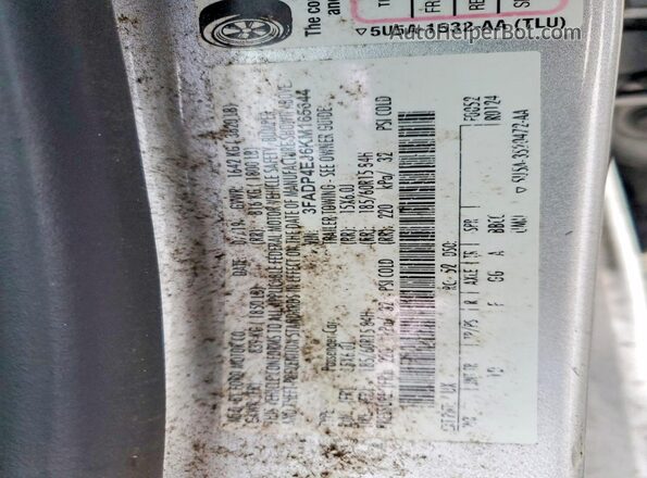3FADP4EJ6KM165644 2019 FORD FIESTA Серебряный Вид подкапотного пространства