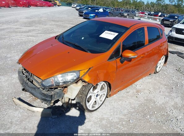 3FADP4GX5HM134640 2017 FORD FIESTA Orange Przód lewy
