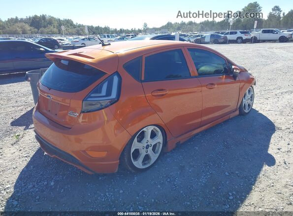 3FADP4GX5HM134640 2017 FORD FIESTA Orange Tył prawy