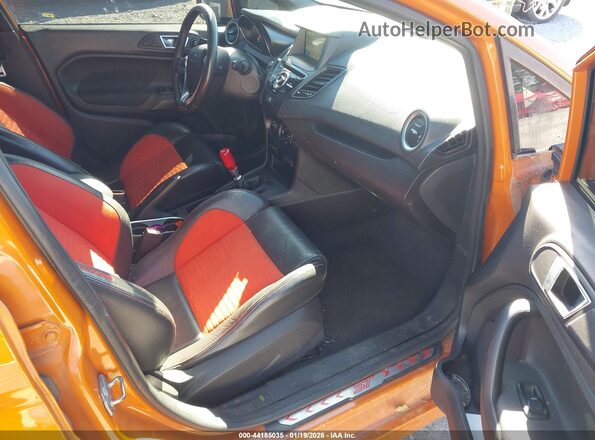 3FADP4GX5HM134640 2017 FORD FIESTA Orange Widok wnętrza z przodu