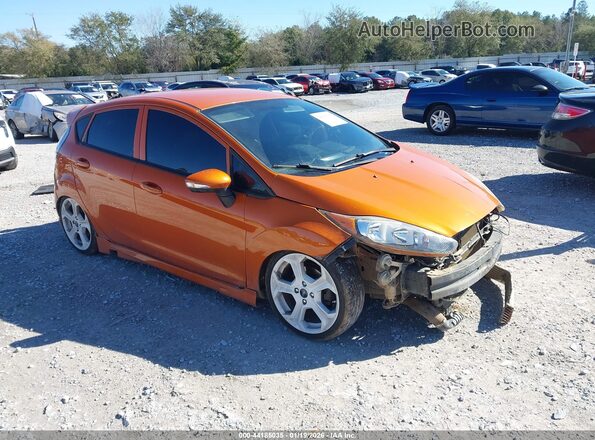 3FADP4GX5HM134640 2017 FORD FIESTA Orange Przód prawy