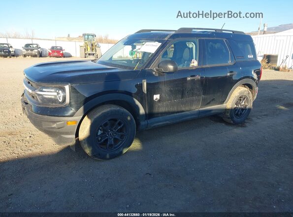 3FMCR9B67PRD05977 2023 FORD BRONCO SPORT Черный Передняя левая четверть