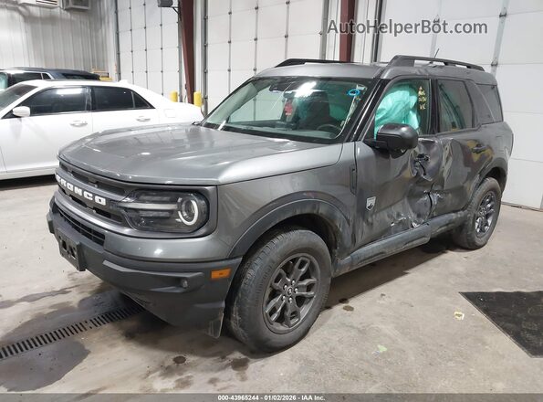 3FMCR9B67PRD43175 2023 FORD BRONCO SPORT Серый Передняя левая четверть