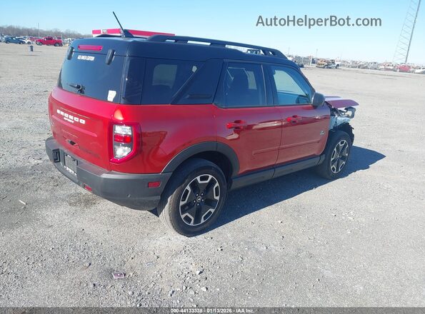 3FMCR9C69RRF72264 2024 FORD BRONCO SPORT Оранжевый Задняя правая четверть