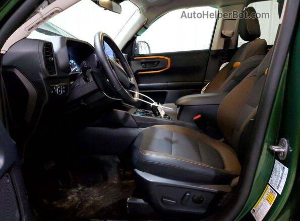 3FMCR9D97PRD98409 2023 FORD BRONCO Зеленый Вид салона спереди