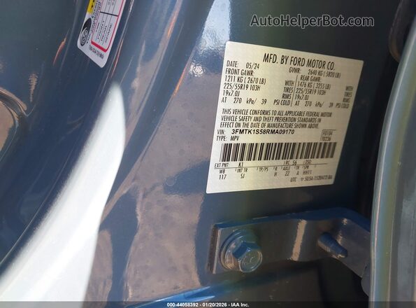 3FMTK1S58RMA09170 2024 FORD MUSTANG MACH-E Серый Вид подкапотного пространства