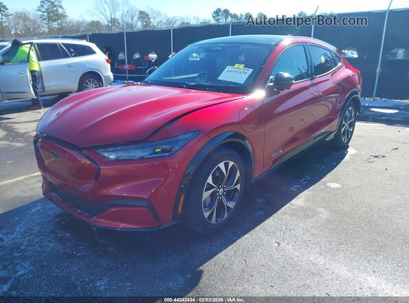 3FMTK3SU3NMA23698 2022 FORD MUSTANG MACH-E PREMI Красный Передняя левая четверть