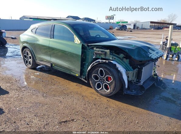 3FMTK4SXXRMA46563 2024 FORD MUSTANG MACH-E Green Przód prawy