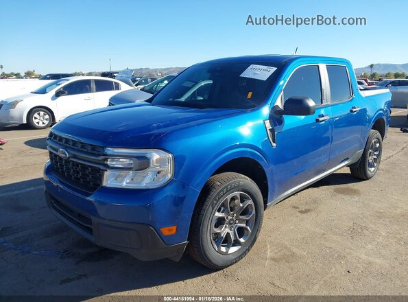 3FTTW8E38PRB00872 2023 FORD MAVERICK Blue Առջևի ձախ երեք քառորդ տեսարան