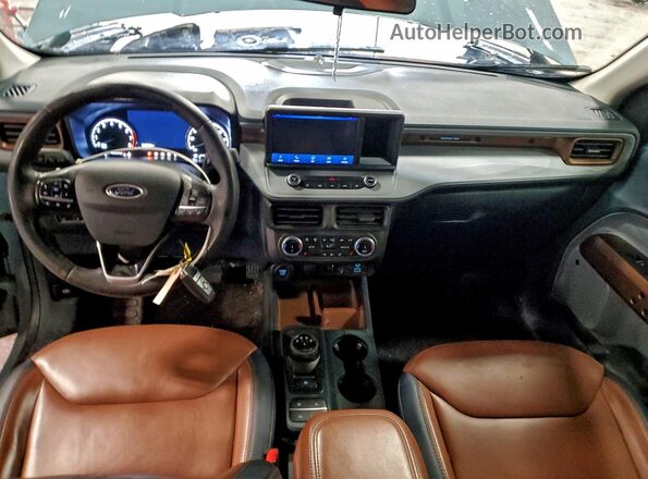 3FTTW8F94PRA09357 2023 FORD MAVERICK Синий Вид панели приборов