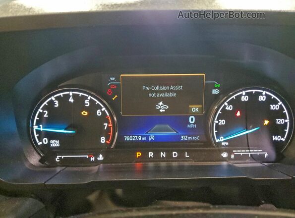 3FTTW8F94PRA09357 2023 FORD MAVERICK Синий Вид щитка приборов