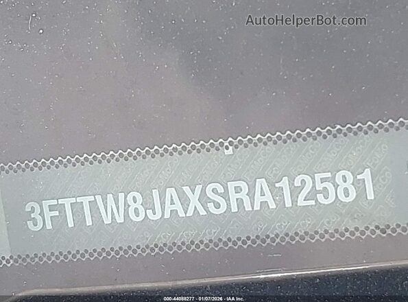 3FTTW8JAXSRA12581 2025 FORD MAVERICK Белый 