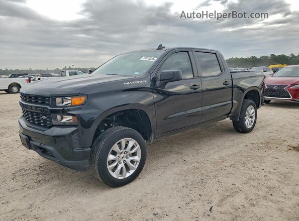 3GCPYBEK2NG204136 2022 CHEVROLET SILVERADO Черный Передняя левая четверть