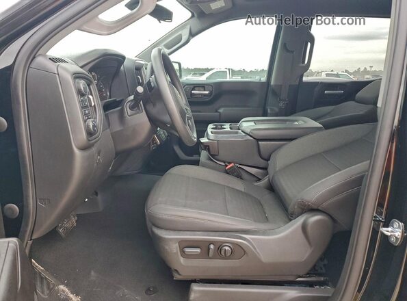 3GCPYBEK2NG204136 2022 CHEVROLET SILVERADO Черный Вид салона спереди