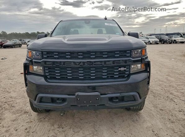 3GCPYBEK2NG204136 2022 CHEVROLET SILVERADO Черный Вид спереди