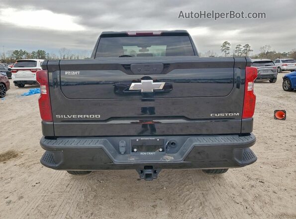 3GCPYBEK2NG204136 2022 CHEVROLET SILVERADO Черный Вид сзади