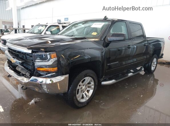 3GCUKREC2HG107528 2017 CHEVROLET SILVERADO Черный Передняя левая четверть