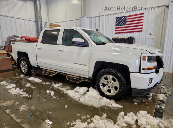 3GCUKREC4JG292431 2018 CHEVROLET SILVERADO Белый Передняя правая четверть